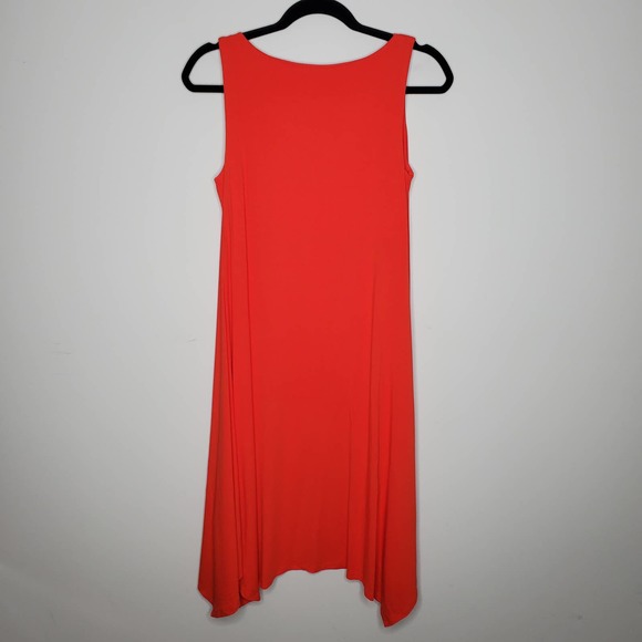 EILEEN FISHER Red Cowl Neck Sleeveless Dress Sz XS - Picture 6 of 6